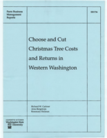 Choose and cut Christmas tree costs and returns in Western Washington