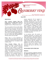 Cranberry Vine, June 2010