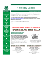 4-H Friday Update, October 14, 2011