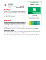 CloverGram, October 6, 2017