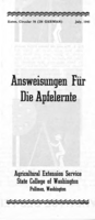 Answeisungen für die apfelernte