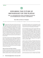 Exploring the Future of Archaeology on the Plateau: The 2014 Washington State University Museum of Anthropology Plateau Conference