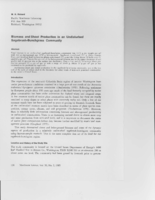 Biomass and Shoot Production in an Undisturbed Sagebrush-Bunchgrass Community