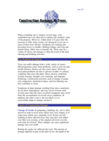 Construction Damage to Trees