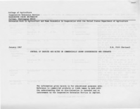 Control of insects and mites on commercially grown gooseberries and currants