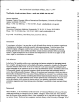 World wide virtual veterinary library -- perils and pitfalls, but why not?