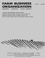 Farm business organization: Partnerships, corporations, and individual ownerships