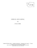 Chemical weed control in field corn