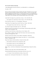 The Art of the American Comic Strip, A Short Bibliography