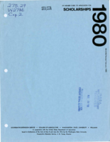 4-H member guide to application for scholarships, 1980