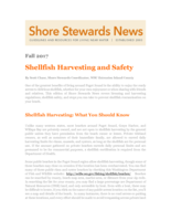 Shore Stewards News, Fall 2017