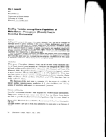 Seedling Variation among Alberta populations of White Spruce (Picea glauca (Moench) Voss) in Controlled Environments