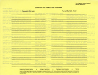 Your vegetable garden, handout 7: Diary of the things I did this year