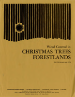 Weed control in Christmas trees forestlands