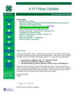 4-H Friday Update, August 14, 2015