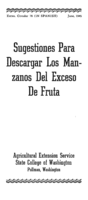 Sugestiones para descargar los manzanos del exceso de fruta
