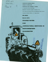 Charge rates for agricultural services in northwestern Washington