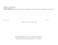 Control of aphids on forage alfalfa