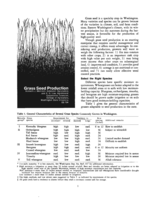 Grass seed production