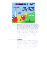 Sprinkler Rot of Apple and Pear