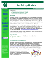 4-H Friday Update, January 20, 2017