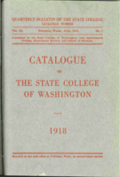 College catalog, 1918