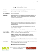 Energy Exploration: Beans!