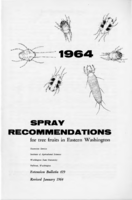Spray recommendations for tree fruits in eastern Washington