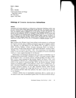 Histology of Cowania stansburiana Actinorhizae