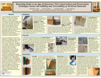 Returning Books to an Age of Innocence: How Conservation and Preservation Techniques Ensure the Stability and Accessibility of Archived Materials