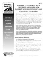 Grower Experiences with Mustard and Canola in Eastern Washington 1997-2000 (Alternate Crops Series)