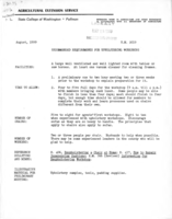 Recommended requirements for upholstering workshops