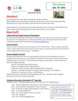 CloverGram, July 29, 2016