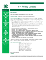 4-H Friday Update, May 24, 2012