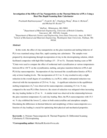 Investigation of the effect of clay nanoparticles on the thermal behavior of PLA using a heat flux rapid scanning rate calorimeter