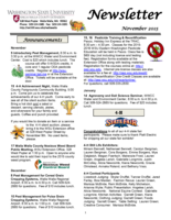 Walla Walla County Extension Newsletter, November 2015