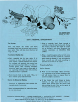 Unit 8. Vegetable garden pests