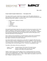 Greater Seattle Economic Outlook Survey, Final Report