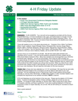 4-H Friday Update, December 11, 2015