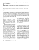 Macrohabitat Associations of Merriam's Turkeys in the Black Hills, South Dakota