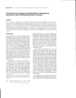 Root growth of Eucalyptus pauciflora Sieber ex Sprengel ssp. pauciflora on Mount Stirling, southeastern Australia