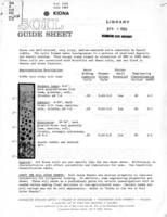 Soil guide sheet: Kiona