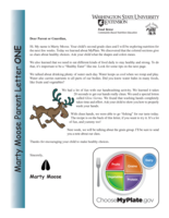 Marty Moose Parent Letter #1