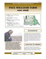 Paul Williams Farm Case Study: Direct Seeding in the Inland Northwest