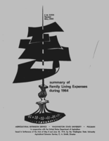 Summary of family living expenses during 1964