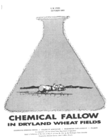 Chemical fallow in dryland wheat fields