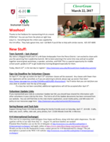 CloverGram, March 22, 2017