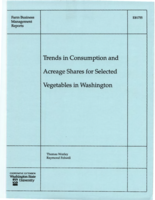 Trends in consumption and acreage shares for selected vegetables in Washington