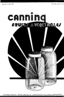 Canning fruits and vegetables
