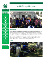 4-H Friday Update, September 6, 2013